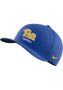 Nike Pitt Panthers Football Swoosh Adjustable Hat - Blue
