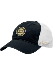 Nike Purdue Boilermakers Washed Trucker Adjustable Hat - Black