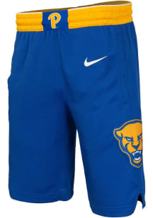 Nike Pitt Panthers Mens Blue Basketball Shorts