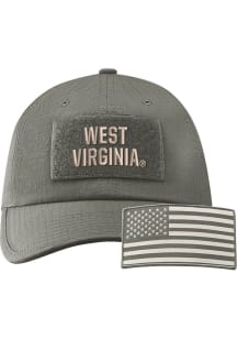 Nike West Virginia Mountaineers Tactical H86 Adjustable Hat - Grey