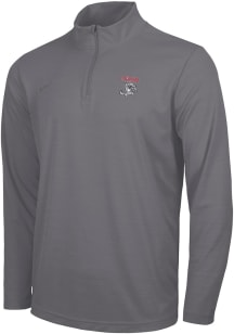 Nike Cincinnati Bearcats Mens Charcoal Intensity Vault Logo Long Sleeve Qtr Zip Pullover