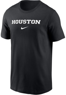 Nike Houston Cougars Black Wordmark Legend SS Short Sleeve T Shirt