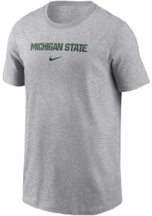 Nike Michigan State Spartans Youth Grey Legend Team Issue Short Sleeve T-Shirt