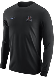 Nike Houston Dash Black Core Cotton Long Sleeve T Shirt