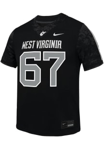 Nike West Virginia Mountaineers Youth Black Replica Football Jersey