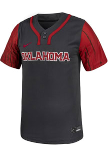 Nike Oklahoma Sooners Womens Anthracite UNI SEX REPLICA SOFTBALL Softball Jersey