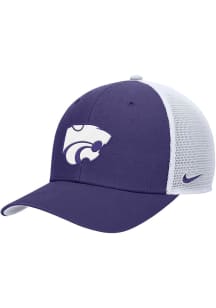 Nike K-State Wildcats Structured Adjustable Meshback Adjustable Hat - Purple