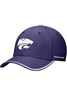 Nike K-State Wildcats Mens Purple Structured Swoosh Flex Hat