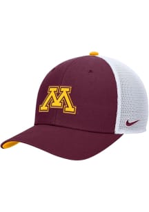 Nike Minnesota Golden Gophers Structured Adjustable Meshback Adjustable Hat - Maroon