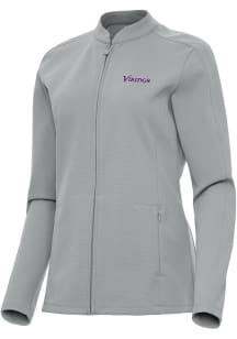 Antigua Minnesota Vikings Womens Ash Regard Light Weight Jacket