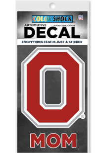 Ohio State Buckeyes Mom Auto Decal - Red