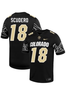 Danny Scudero  Nike Colorado Buffaloes Black NIL Name And Number Football Jersey