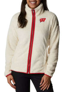 Columbia Wisconsin Badgers Womens  Fire Side Light Weight Jacket