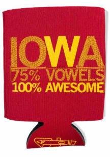 Ames Raygun Iowa Vowels Coolie - Red