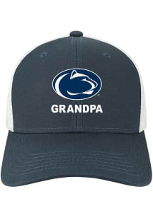 Legacy Penn State Nittany Lions Grandpa Mid Pro Trucker Adjustable Hat - Navy Blue
