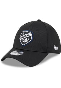New Era FC Cincinnati Mens Black DL Team Pop 39THIRTY Flex Hat