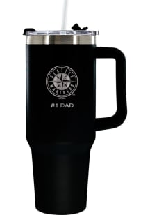 The Memory Company Seattle Mariners Dad 40oz Stainless Steel Tumbler - Black