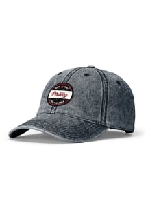 Philadelphia 382 Snow Washed Adjustable Hat - Blue