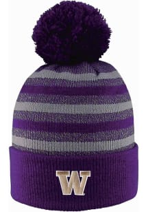 LogoFit Washington Huskies Dark Grey Doc Marled Mens Knit Hat