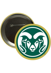 Colorado State Rams Main 3in Button - Green