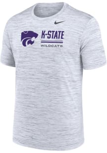 Nike K-State Wildcats White Velocity Legend Short Sleeve T Shirt