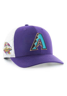 47 Arizona Diamondbacks Sure Shot Trucker Adjustable Hat - Purple