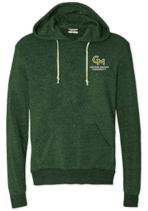 Where I’m From George Mason University Mens Green Primary Logo Fashion Hood