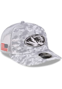 New Era Missouri Tigers Digi Camo LP Stretch 9FIFTY Trucker Adjustable Hat - White