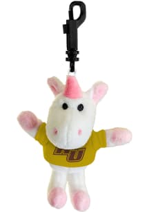 Rowan University Unicorn Keychain - Brown