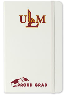 Louisiana-Monroe Warhawks Proud Grad Notebook and Folder - White