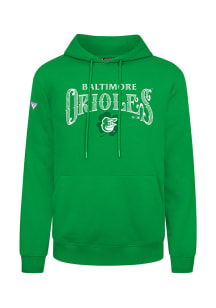 Levelwear Baltimore Orioles Mens Kelly Green Podium St. Patrick's Day Long Sleeve Hoodie