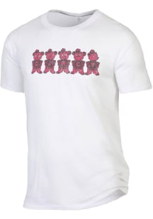 Alternative Apparel Cincinnati Bearcats White Vintage Short Sleeve Fashion T Shirt