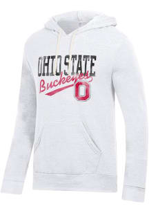 Alternative Apparel Ohio State Buckeyes Mens White Challenger Fashion Hood