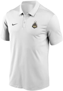 Nike Purdue Boilermakers Mens White Alt Logo Victory Short Sleeve Polo