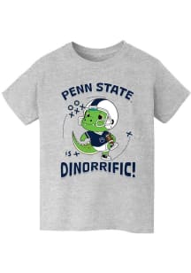 Vive La Fete Penn State Nittany Lions Youth Grey Dino-Riffic Short Sleeve T-Shirt