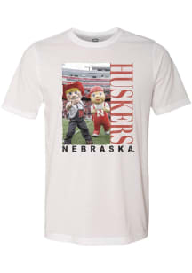 Summit Sportswear Nebraska Cornhuskers Womens White Concert Goer Short Sleeve T-Shirt