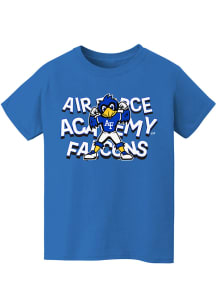 Vive La Fete Air Force Falcons Youth Blue Ian Short Sleeve T-Shirt