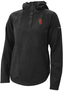 Columbia USC Trojans Womens Black Heat Seal Sweater Weather Hooded Sweatshirt