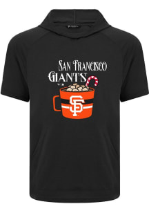 Levelwear San Francisco Giants Black Phase Mellow Short Sleeve Hoods