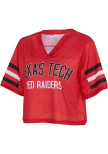 Texas Tech Red Raiders Womens Field Goal Fashion Football Jersey - Red