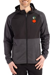 Cutter and Buck UCF Knights Mens Black Vault Peshastin Long Sleeve Full Zip Jacket