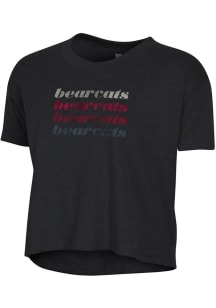 Alternative Apparel Cincinnati Bearcats Womens Black Headliner Short Sleeve T-Shirt