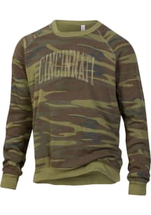 Alternative Apparel Cincinnati Bearcats Mens Green Champ Long Sleeve Fashion Sweatshirt