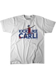 USWNT White BreakingT Kick Like Carli Short Sleeve Fashion Player T Shirt