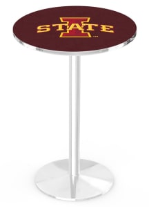 Iowa State Cyclones 42x36 Chrome Pub Table