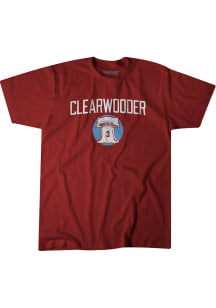 Bryce Harper Philadelphia Phillies Maroon Clearwooder Short Sleeve Fashion Player T Shirt