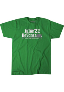 Jalen Hurts Philadelphia Kelly Green JALEN DEVONTA 22 Short Sleeve Fashion Player T Shirt