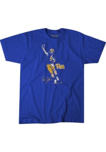 Phil Jurkovec Pitt Panthers Blue Phil Jurkovec Short Sleeve Fashion Player T Shirt