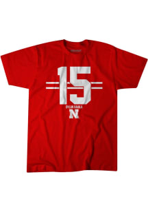 Dylan Raiola Nebraska Cornhuskers Youth Red Dylan Raiola 15 Player Tee