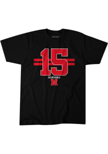 Dylan Raiola Nebraska Cornhuskers Youth Black Dylan Raiola 15 Player Tee
